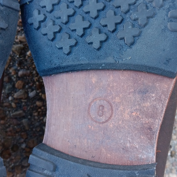 Timberland brown leather lace up boots mens sz 8 - Picture 9 of 11